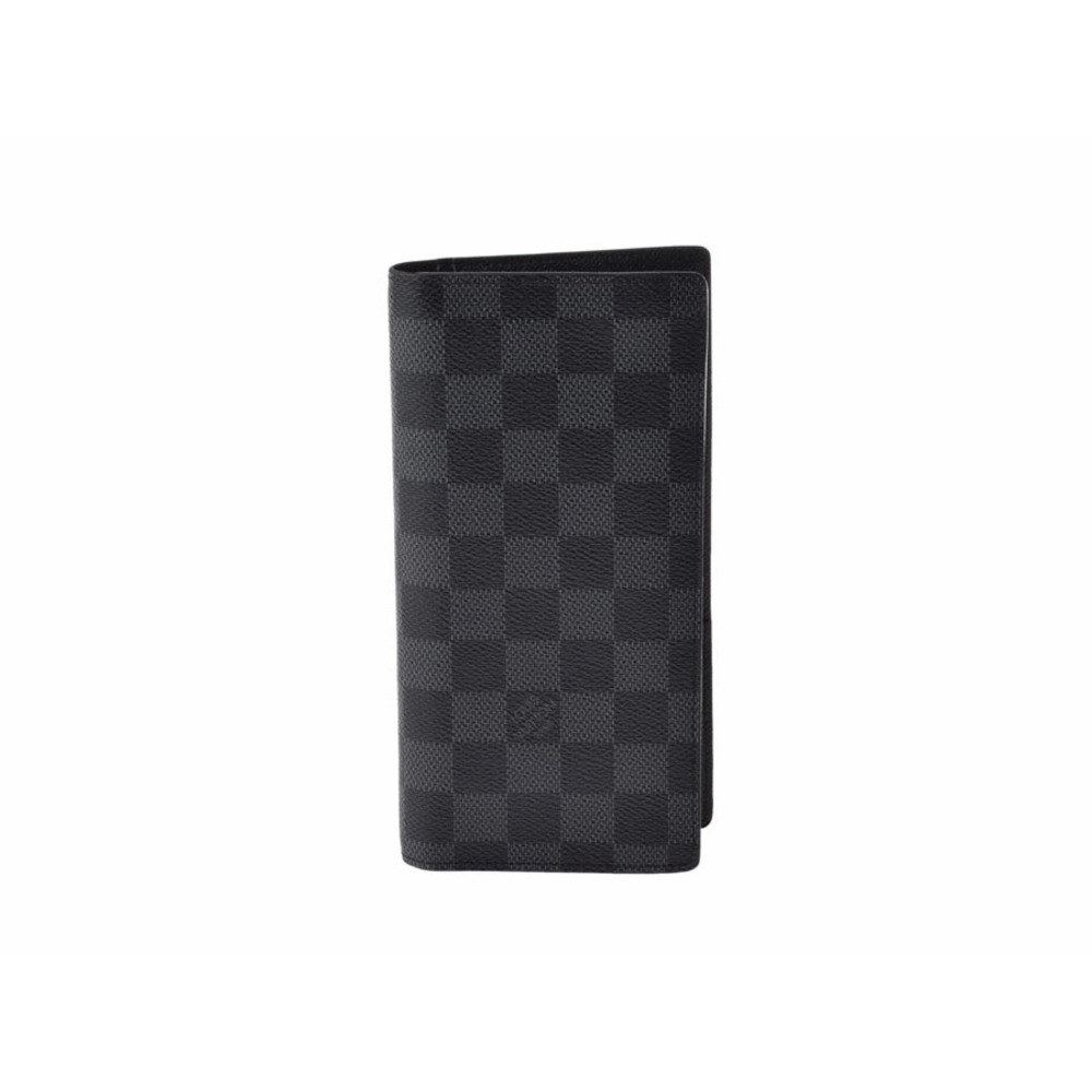 Louis Vuitton Graphite Black Portefeuille Brazza